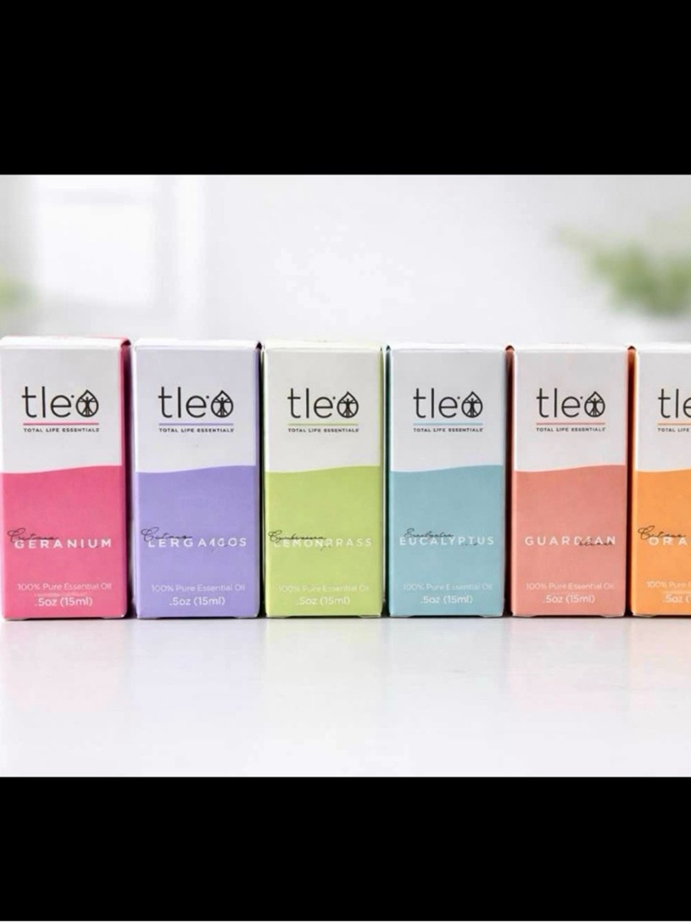 TLE Total Life Essentials Essential Oil Set 6 Assorted Scents NIB